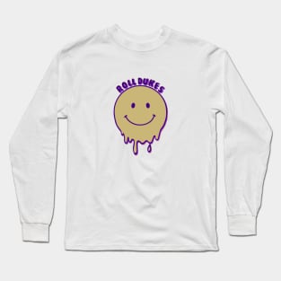 jamesma dripping smiley Long Sleeve T-Shirt